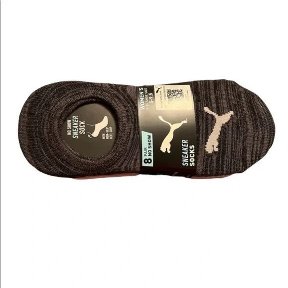 PUMA Ladies Sneaker Liner, 8-Pair sneaker socks - Picture 4 of 4